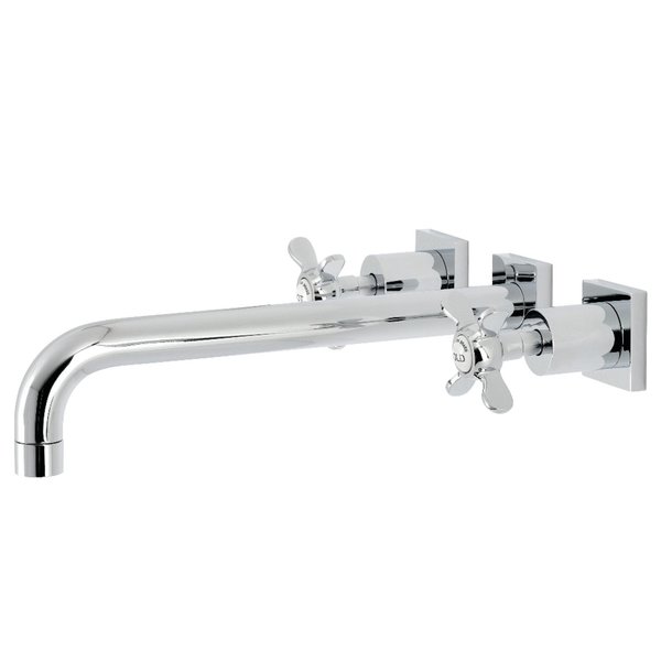 Kingston Brass KS6051BEX Wall Mount Tub Faucet, Polished Chrome KS6051BEX